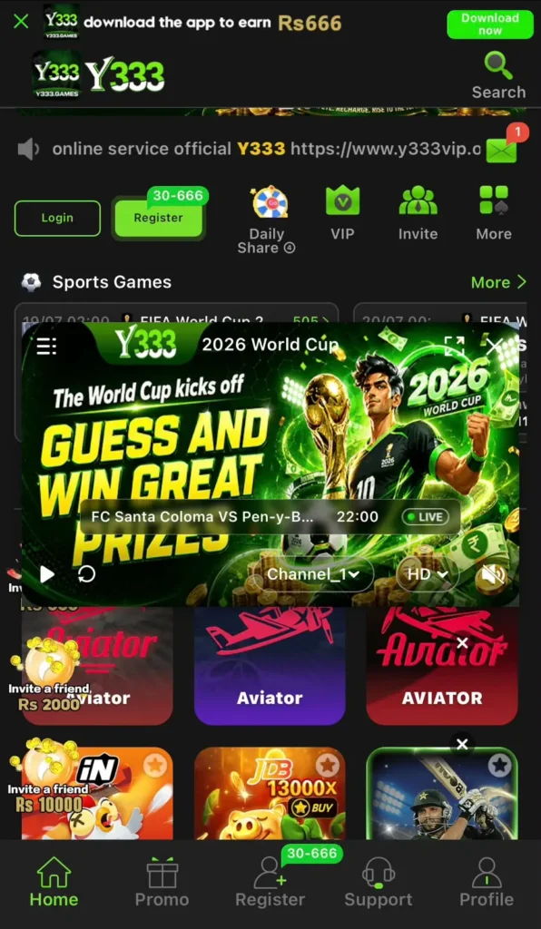 Y333 Game